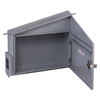 Zenewood verzinkte Stahlwandmontage-Mailbox mit Anlagenhalter- WPM02G