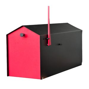 Zenewood-Briefkasten im amerikanischen Stil aus verzinktem Stahl – B2398