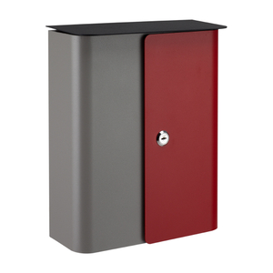 Zenewood verzinkte Stahlwandmontage Moderne Design Mailbox - WP014
