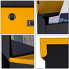 Zenewood verzinkte Stahlwandmontage Outdoor Mailbox - WLD20