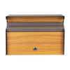 Zenewood Holzkorn verzinkter Stahlwandmontage Outdoor Mailbox - W1834