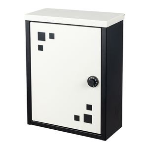 Zenewood-Briefkasten aus verzinktem Stahl zur Wandmontage – B2394