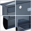 Zenewood Wall Mount Outdoor Mailbox - W1831