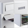 Zenewood French Style Wall Mount Outdoor Mailbox - W1402