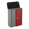 Zenewood verzinkte Stahlwandmontage Moderne Design Mailbox - WP014