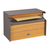 Zenewood Holzkorn verzinkter Stahlwandmontage Outdoor Mailbox - W1834
