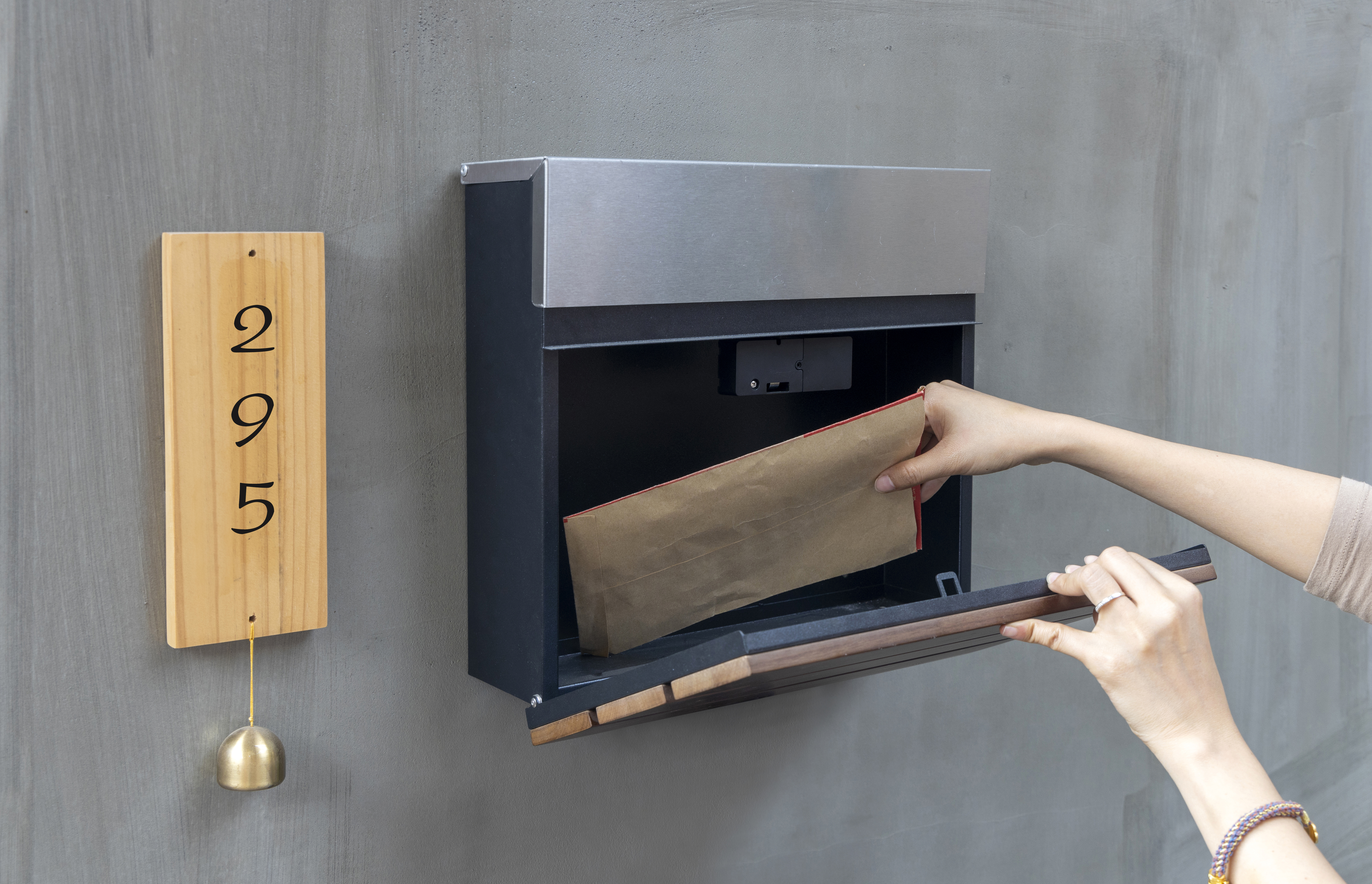 China-Briefkasten aus Metall