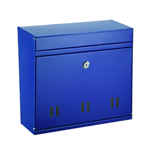 Zenewood-Briefkasten aus verzinktem Stahl zur Wandmontage – W0001