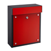 Zenewood verzinkte Stahlwandmontage Moderne Design Mailbox - WP010