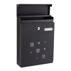 Zenewood verzinkte Stahlwandmontage Moderne Design Mailbox - WLD18G