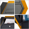 Zenewood verzinkte Stahlwandmontage Outdoor Cluster Mailbox - WPM34G