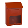 Zenewood verzinkte Stahlwandmontage Red Mailbox - WL002