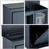Zenewood verzinkte Stahlwandmontage Outdoor Mailbox - W1860