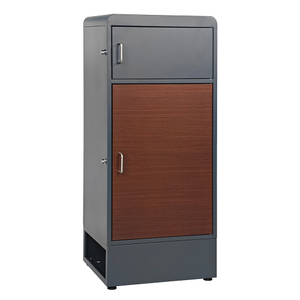 Stehender Paket-Abgabekasten von Zenewood mit Knopfverschluss – WPB074