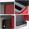 Zenewood verzinkte Stahlwandmontage Moderne Design Mailbox - WP014