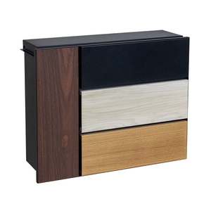 Zenewood Briefkasten aus verzinktem Stahl zur Wandmontage – B2368