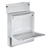 Zenewood verzinkte Stahlwandmontage Outdoor Mailbox - W1812N