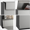 Zenewood Wall Mount Outdoor Square Mailbox - WP015