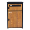 Zenewood Wood Grain Mailbox & Liefersicherheitsbox - WPB034