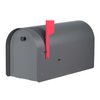 Zenewood-Briefkasten im amerikanischen Stil aus verzinktem Stahl – W1881