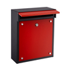 Zenewood verzinkte Stahlwandmontage Moderne Design Mailbox - WP010