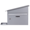 Zenewood verzinkte Stahlwandmontage-Mailbox mit Anlagenhalter- WPM02G