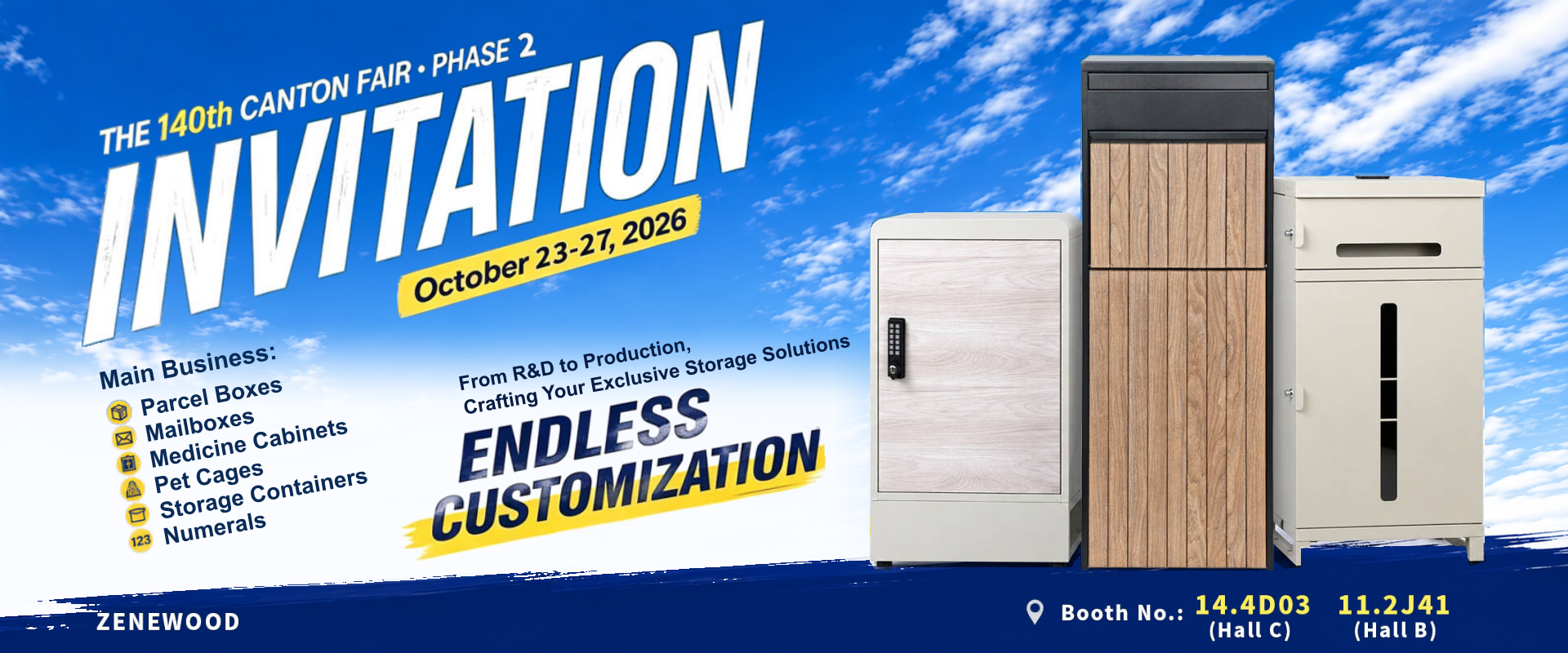 Zenewood auf der 140. Canton Fair
