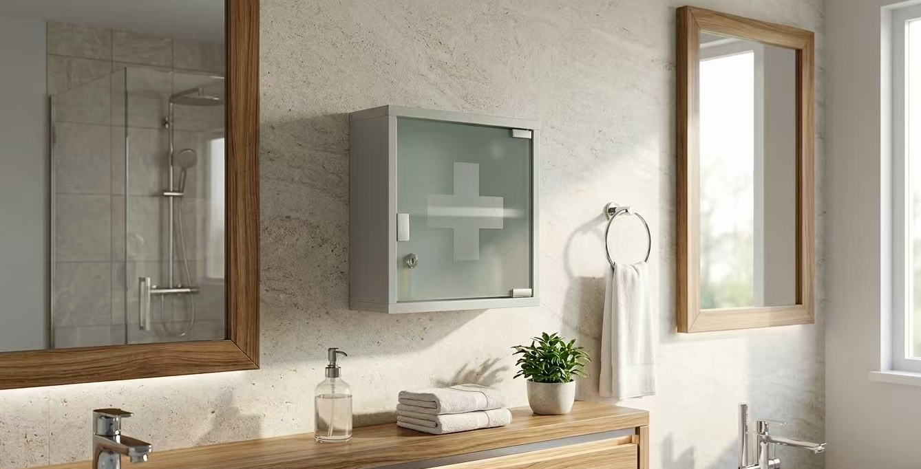 wandmontierter Medizinschrank