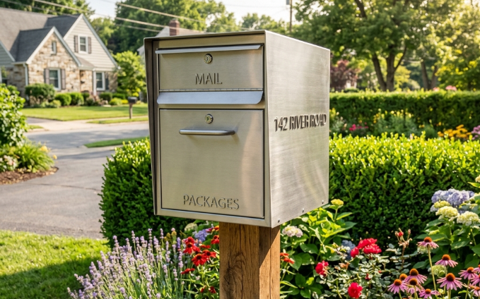 Briefkasten aus Metall