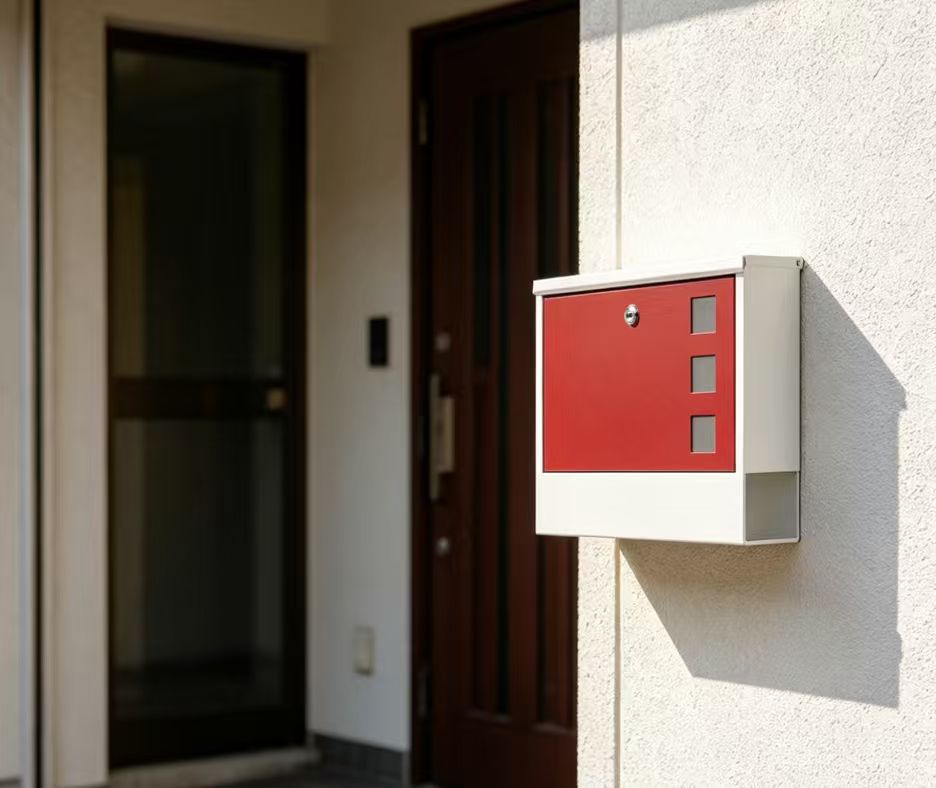Briefkasten aus Metall