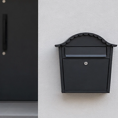 Wandmontierte Briefkästen für Sicherheit und Stil